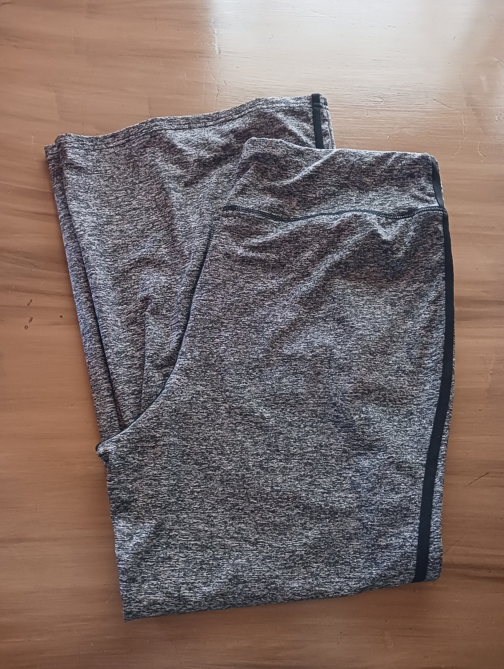 Shein Curve EUC Womens 2X Wide Leg Athletic Lounge Pants Side Stripes Soft Light
